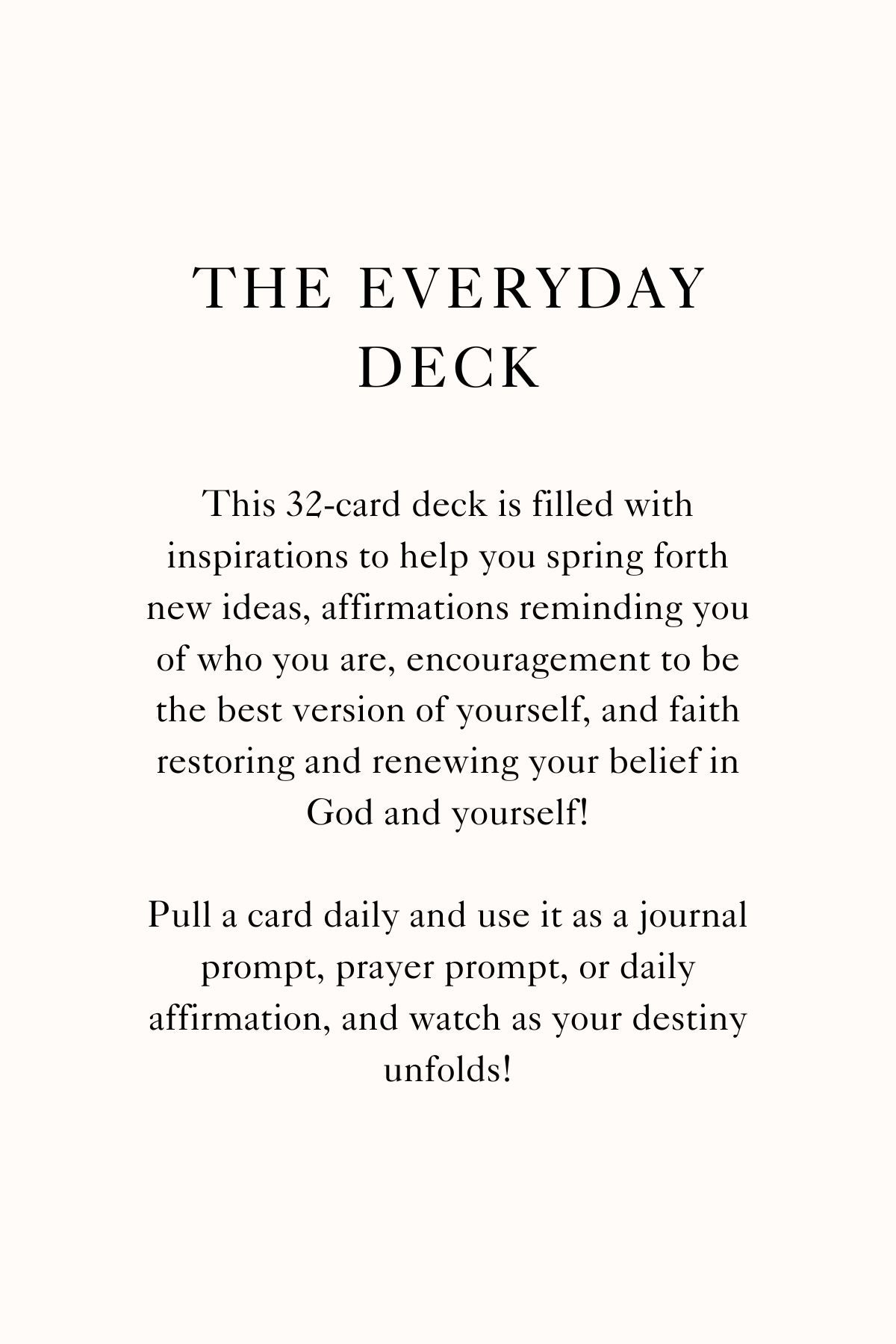 The Everyday Deck - For Everybody